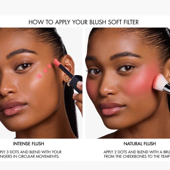 Dior Forever Blush Soft Filter02 Peony, rouge lipstick, mascara - Picture 5 of 11